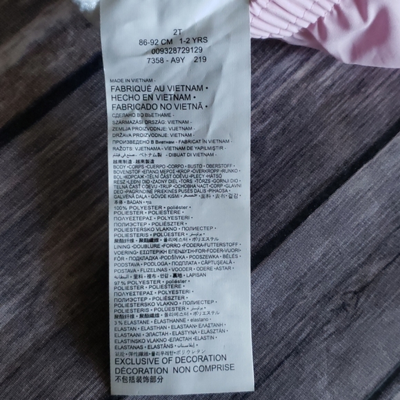 *SIZE 2T ONLY* Nike Toddler Girls Tempo Shorts - Picture 7 of 7